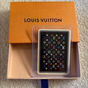 Louis Vuitton Black Murikami Monogram Playing Card 9 ❤️ in Louis Vuitton Box